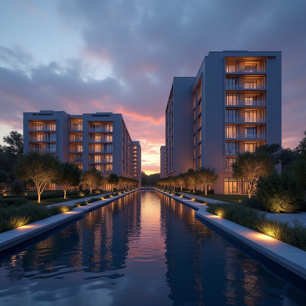 Modern mimari yapı görselleştirmesi